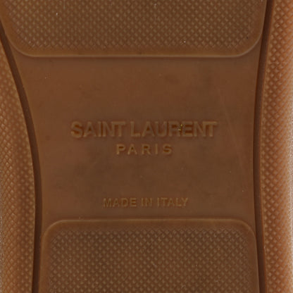 Saint Laurent Calfskin Perforated Suede SL10 Court Classic Low Top Sneakers 36.5 White 6 of 10