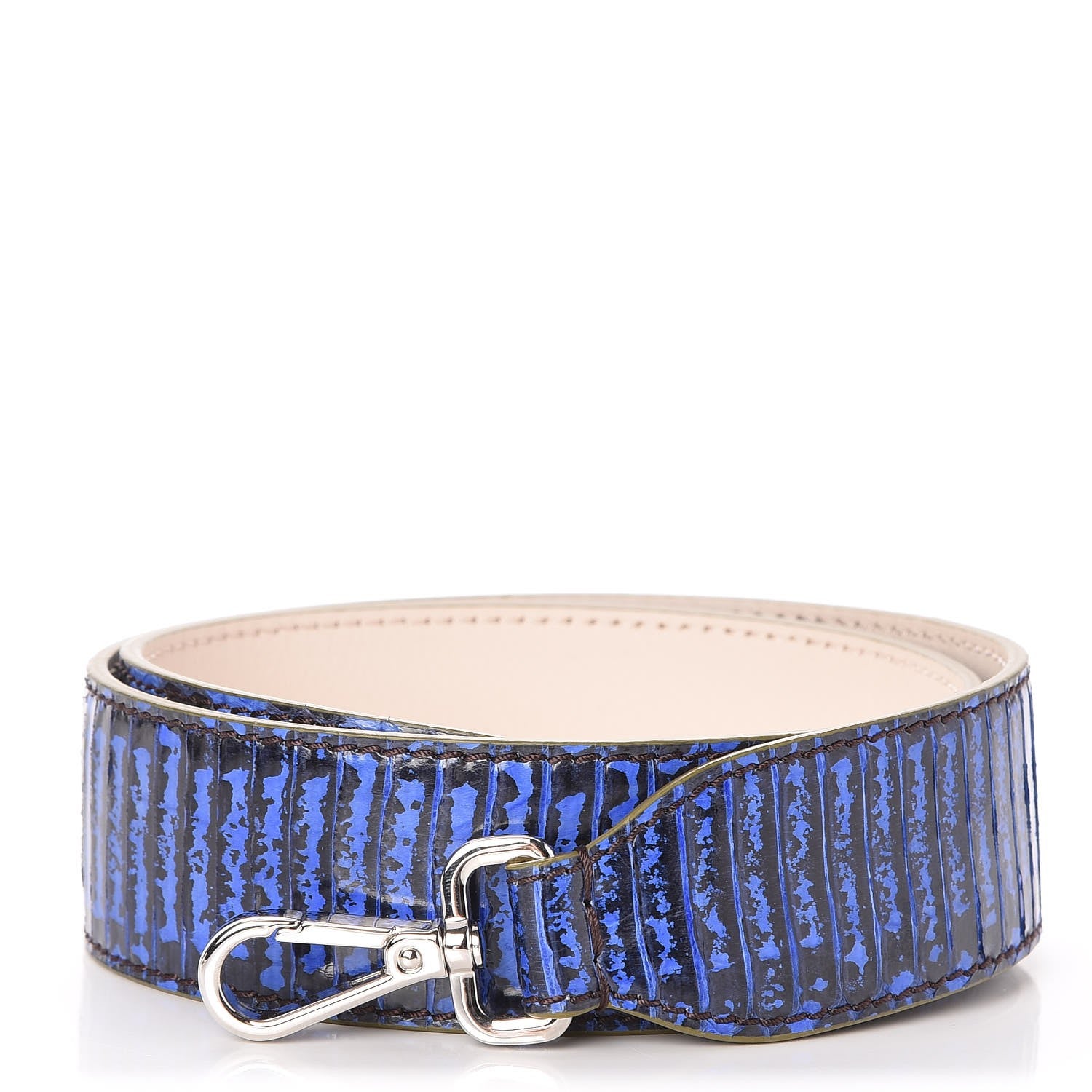 Fendi Elaphe Strap You Neon Blue 5 of 8