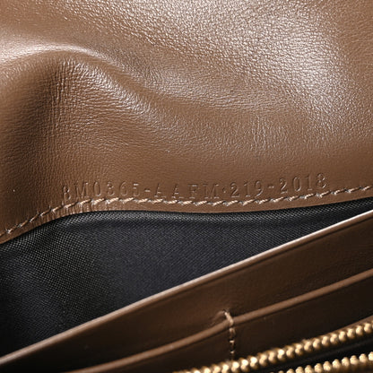 Fendi Vitello Soft F is Fendi Bi-Color FF 1974 Embossed Continental Envelope Wallet On Chain Maya Black 6 of 12