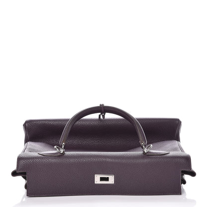 Hermes Togo Kelly Retourne 35 Raisin 10 of 51