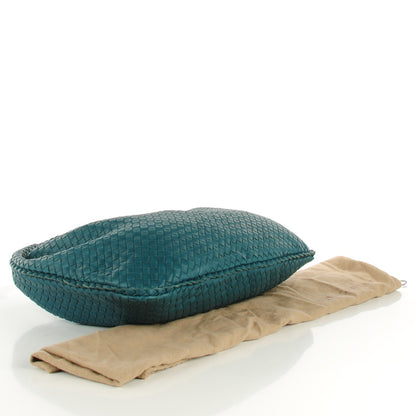 Bottega Veneta Nappa Intrecciato Large Veneta Hobo Teal 4 of 8