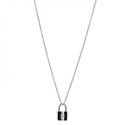 Louis Vuitton Sterling Silver Lockit Necklace 1 of 6