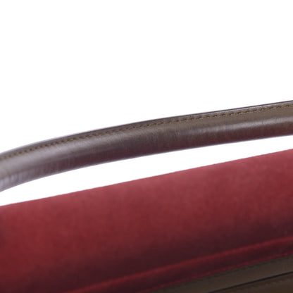 Celine Smooth Calfskin Suede Medium Tri-Color Trapeze Vermillion 12 of 28