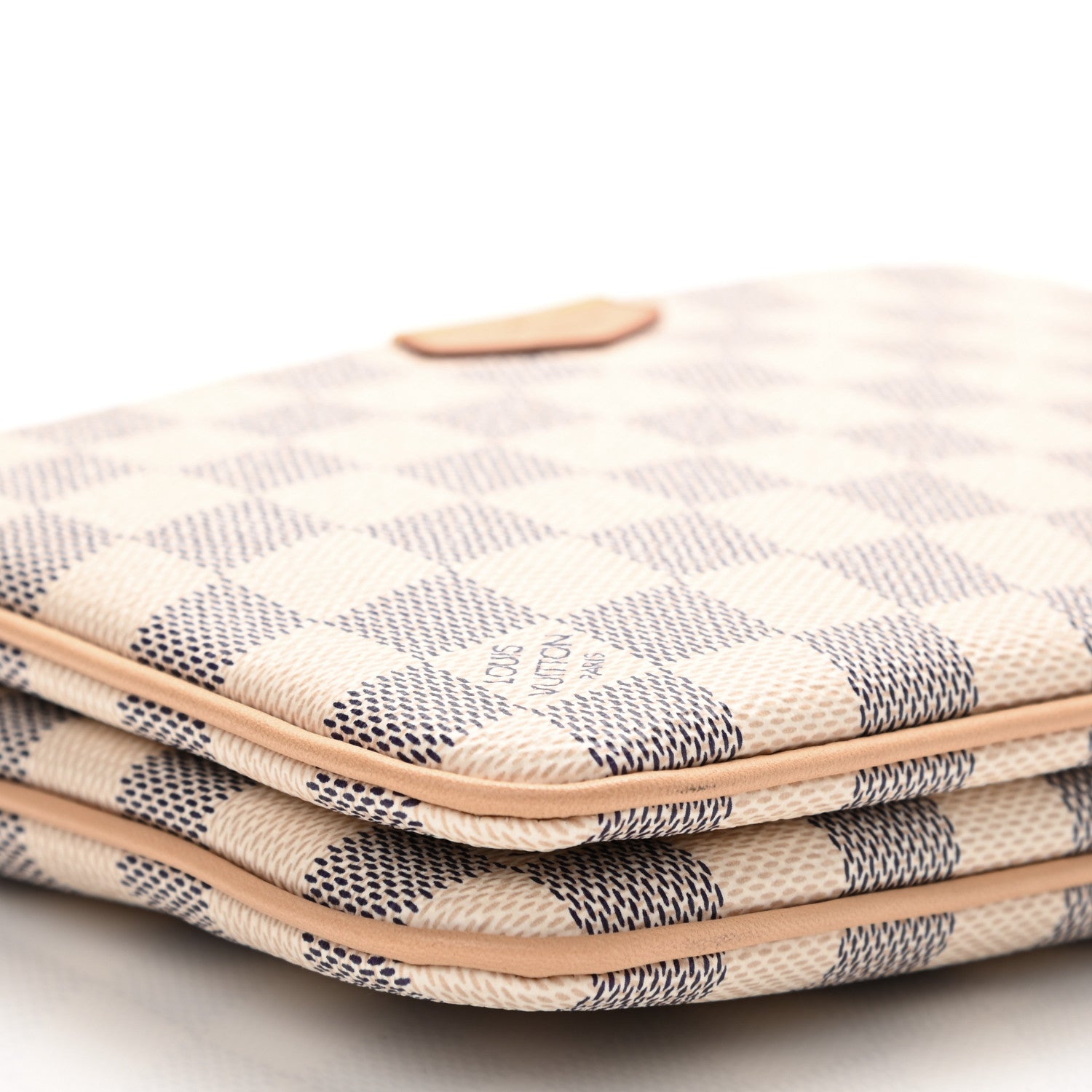 Louis Vuitton Damier Azur Double Zip Pochette 8 of 9