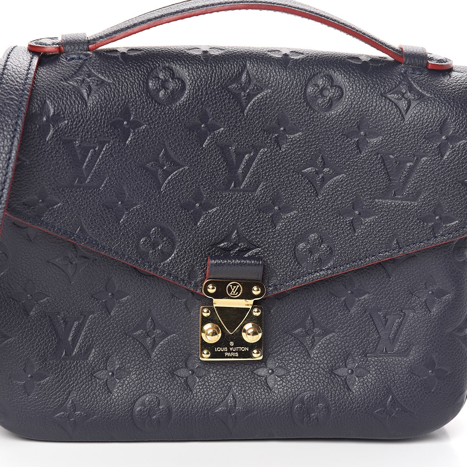 Louis Vuitton Empreinte Pochette Metis Marine Rouge 7 of 9