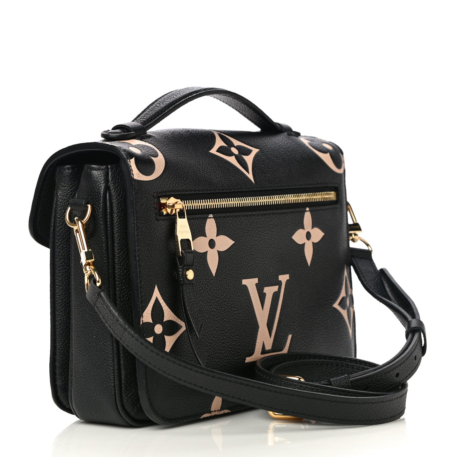 Louis Vuitton Empreinte Monogram Giant Pochette Metis Black Beige 2 of 16