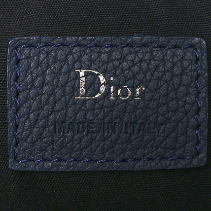 Christian Dior HOMME Grained Calfskin Mens Roller Pouch Blue 6 of 9