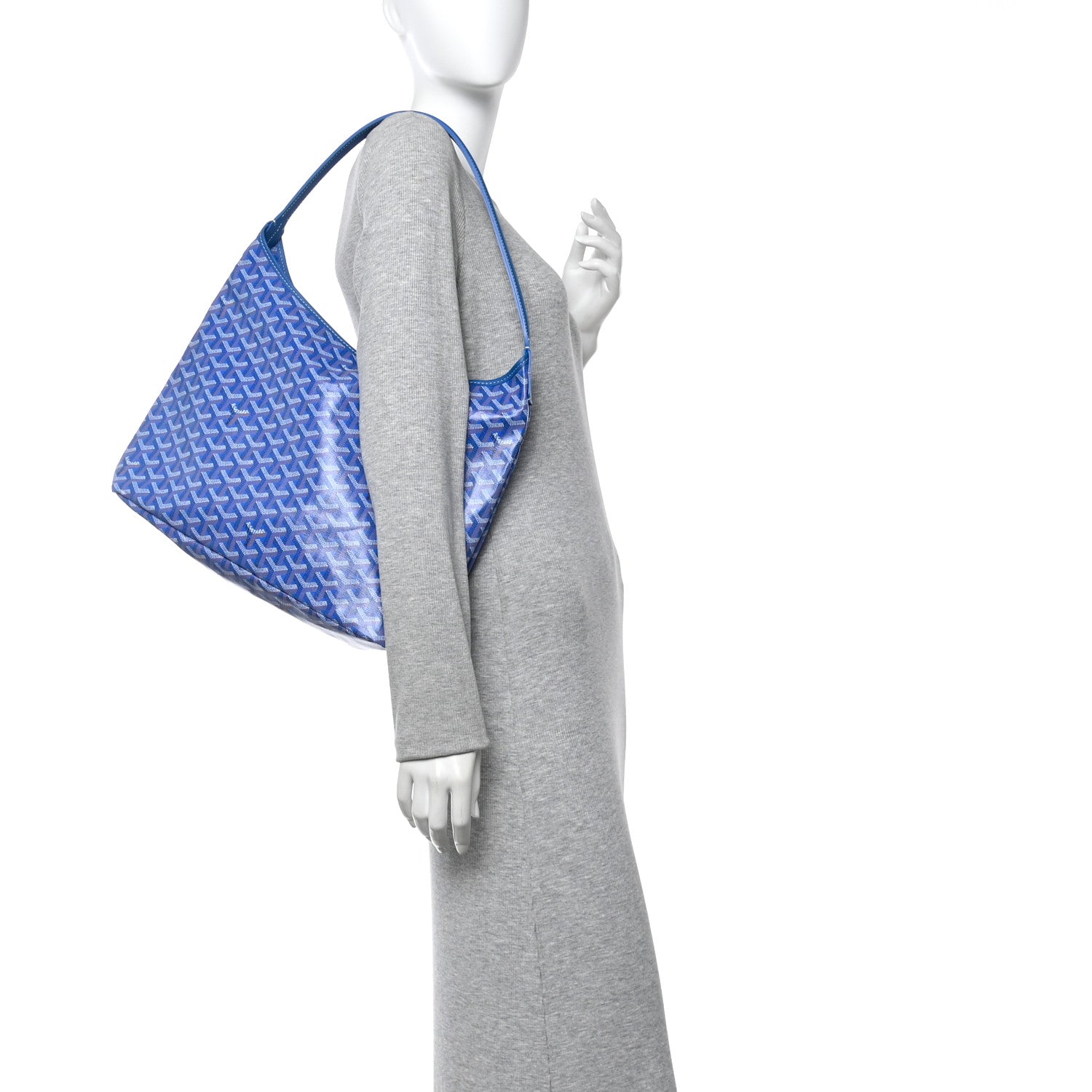 Goyard Goyardine Boheme Hobo Blue 2 of 10