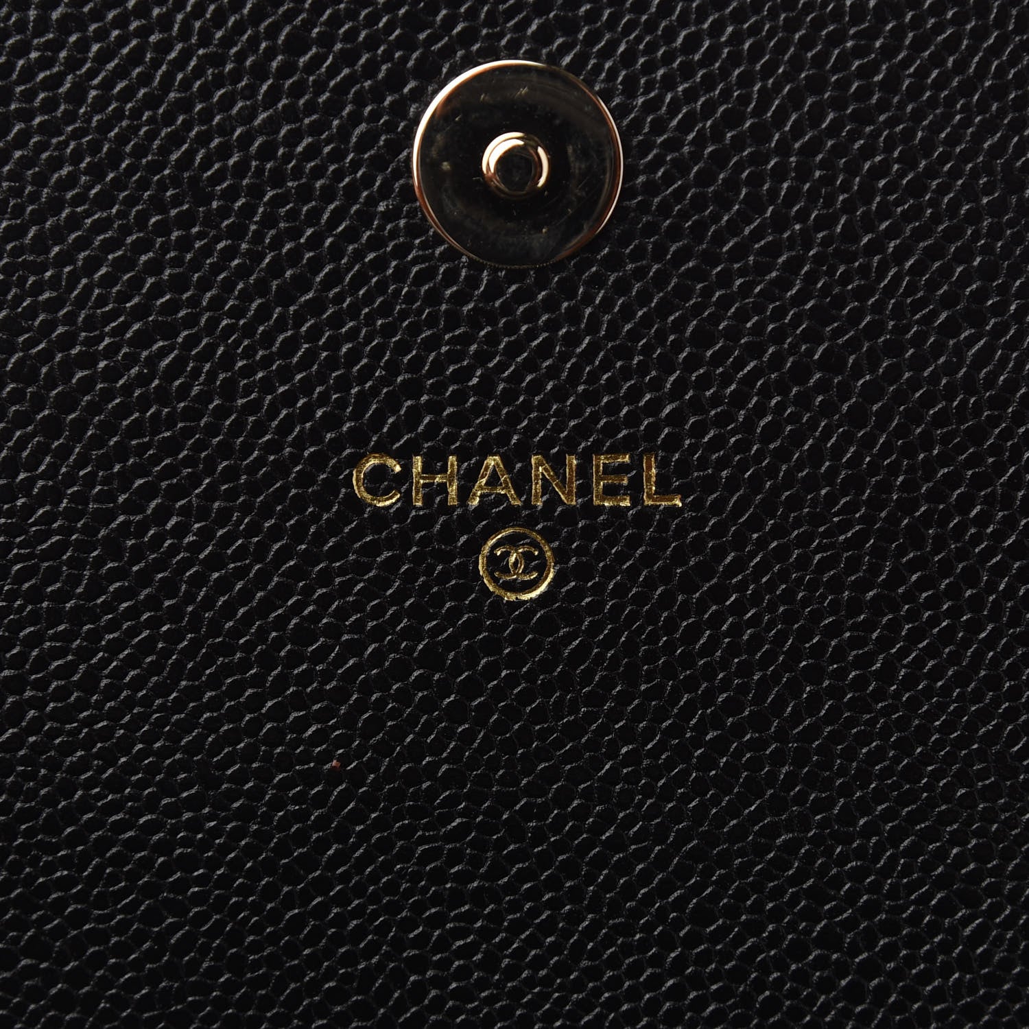 Chanel Caviar Quilted Boy Phone Holder Wallet On Chain Black 7 of 10