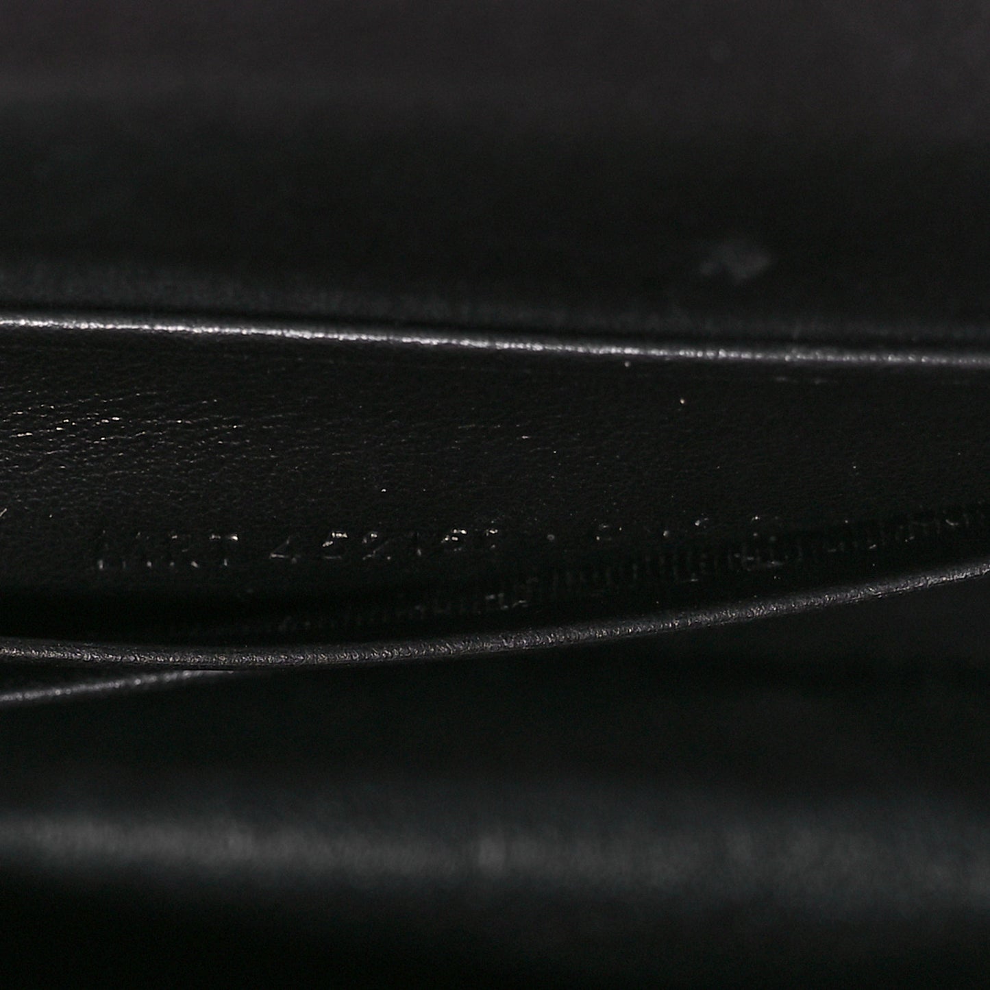 Calfskin Crocodile Embossed Small Classic Monogram Kate Tassel Satchel Black