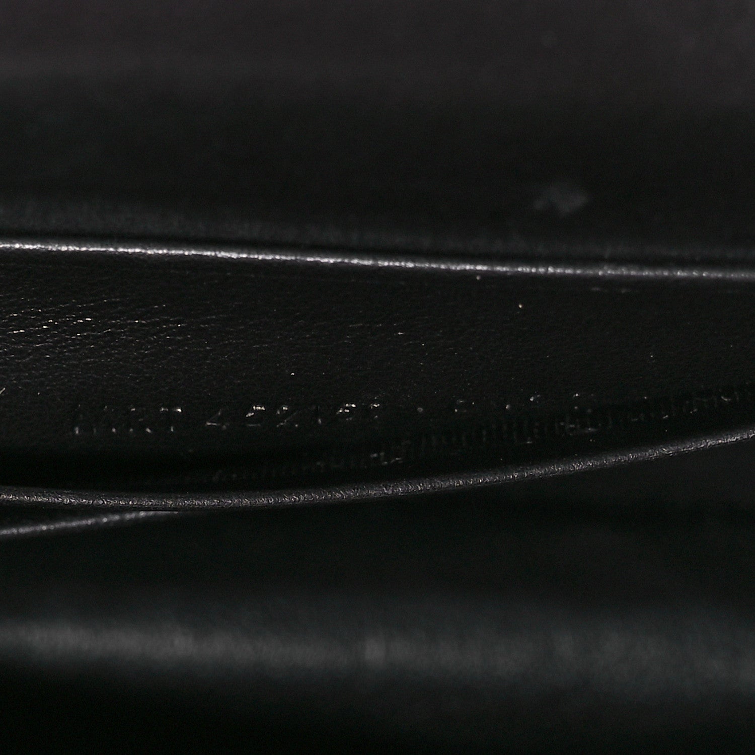 Saint Laurent Calfskin Crocodile Embossed Small Classic Monogram Kate Tassel Satchel Black 7 of 10