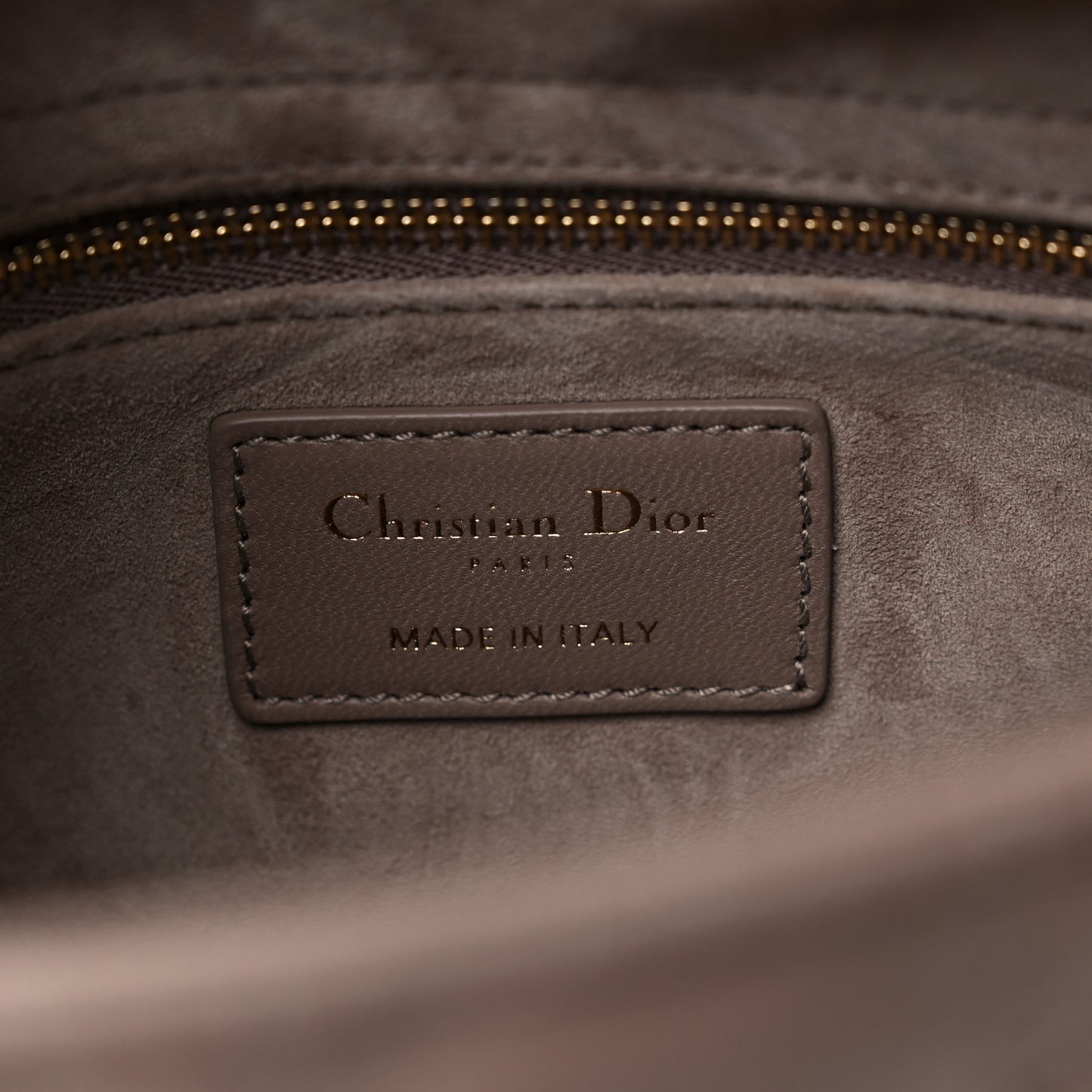 Calfskin Cannage Small My ABCDior Lady Dior Beige