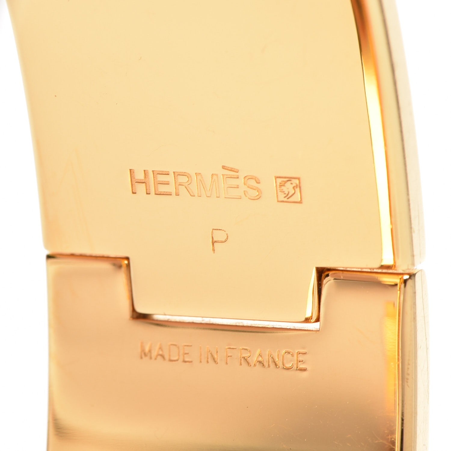 Hermes Enamel Wide Clic Clac H Bracelet GM Rose Poudre 4 of 5