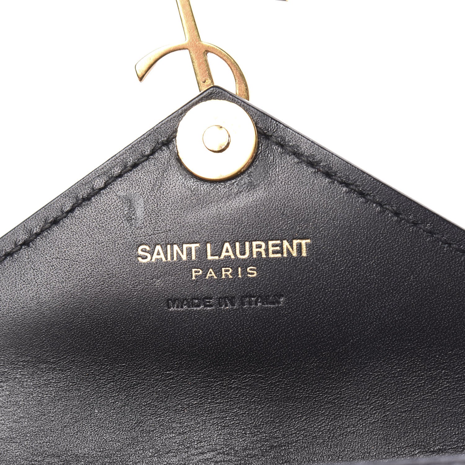 Saint Laurent Calfskin Monogram Mini Candy Crossbody Black 5 of 9