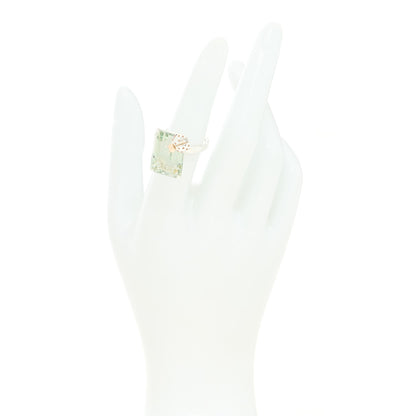 Tiffany Sterling Silver 18K Rose Gold Prasiolite Return to Tiffany Love Bugs Ladybug Ring 52 6 2 of 6