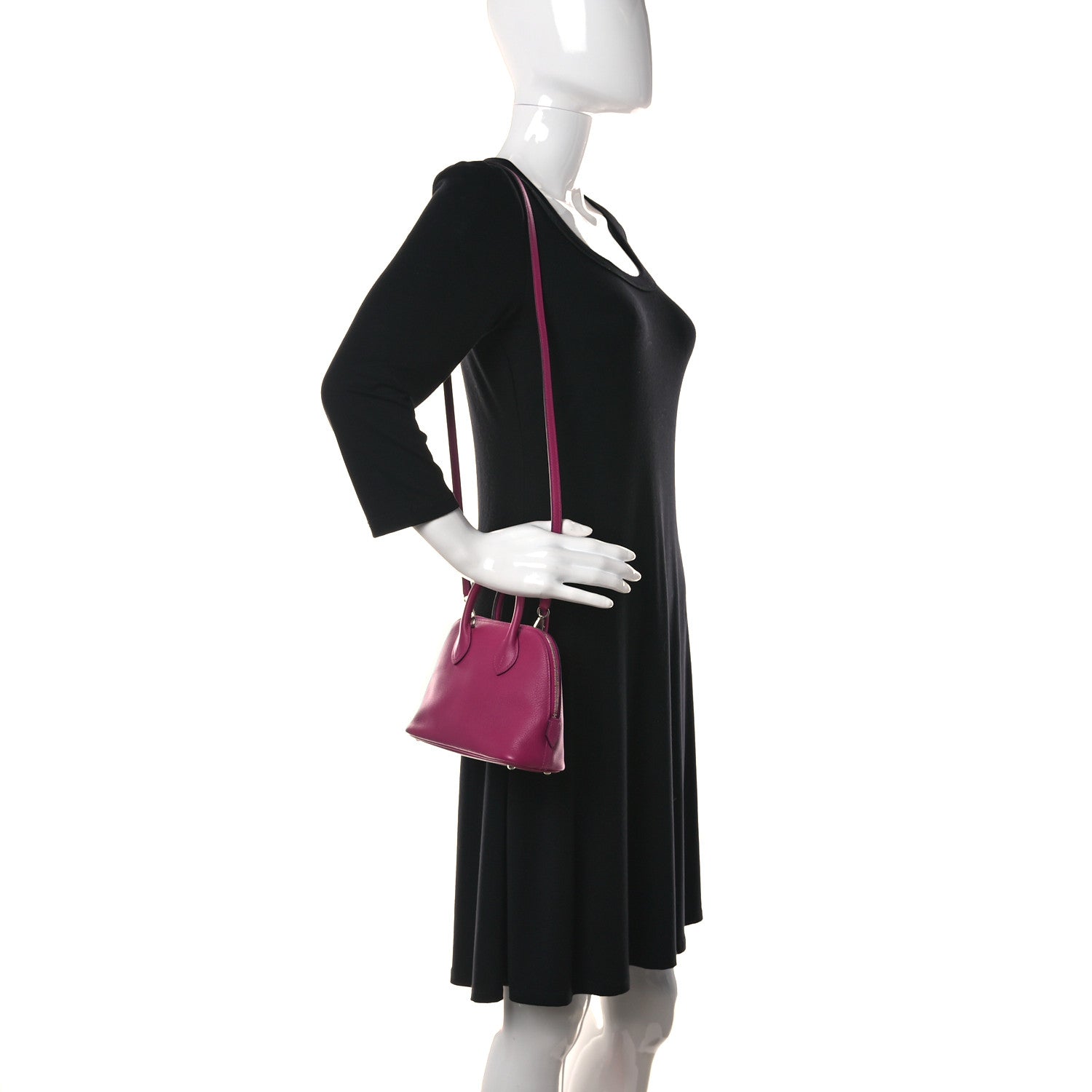 Hermes Evercolor Mini 1923 Bolide Rose Pourpre 2 of 8