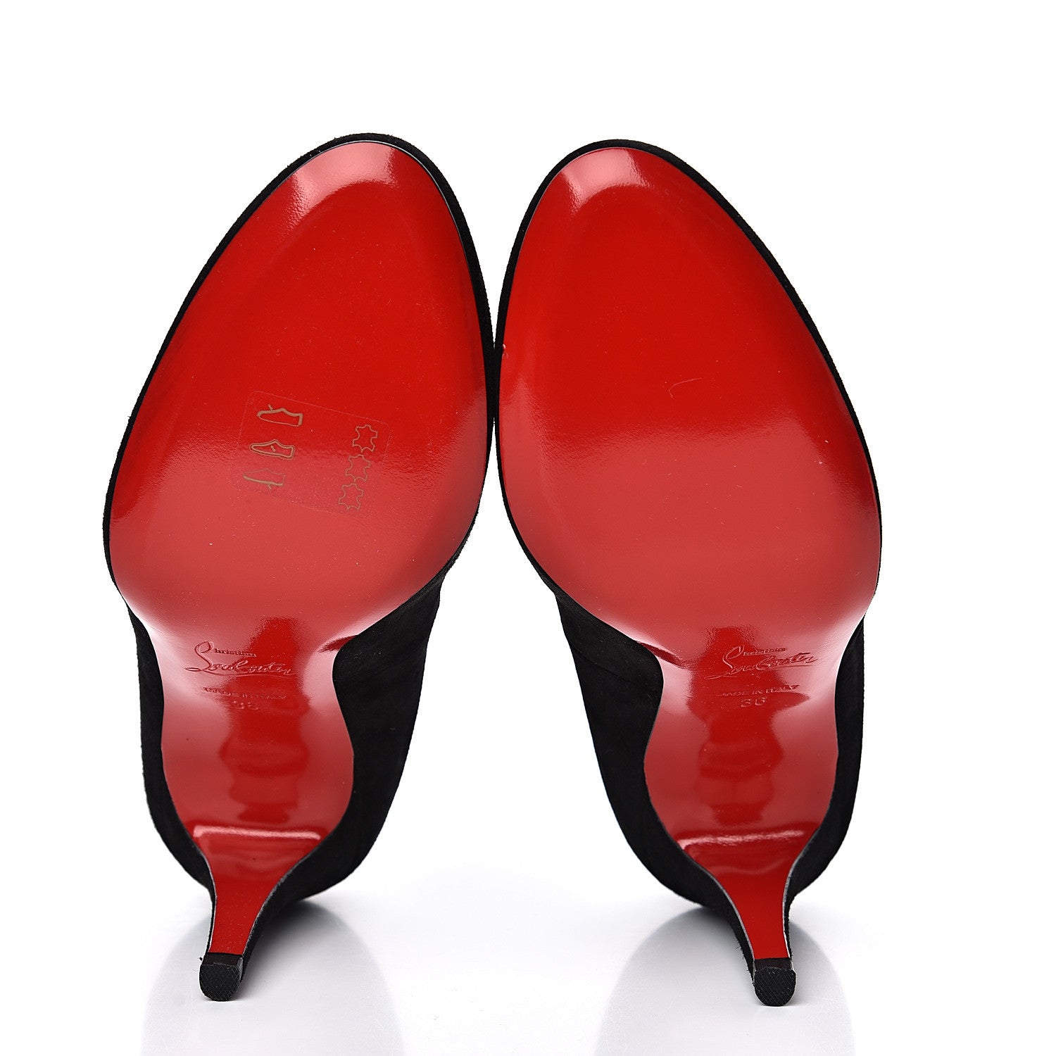 Christian Louboutin Veau Velours Ron Ron 85 Pumps 36 Black 5 of 11