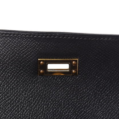 Hermes Epsom Kelly Sellier 25 Black 35 of 52