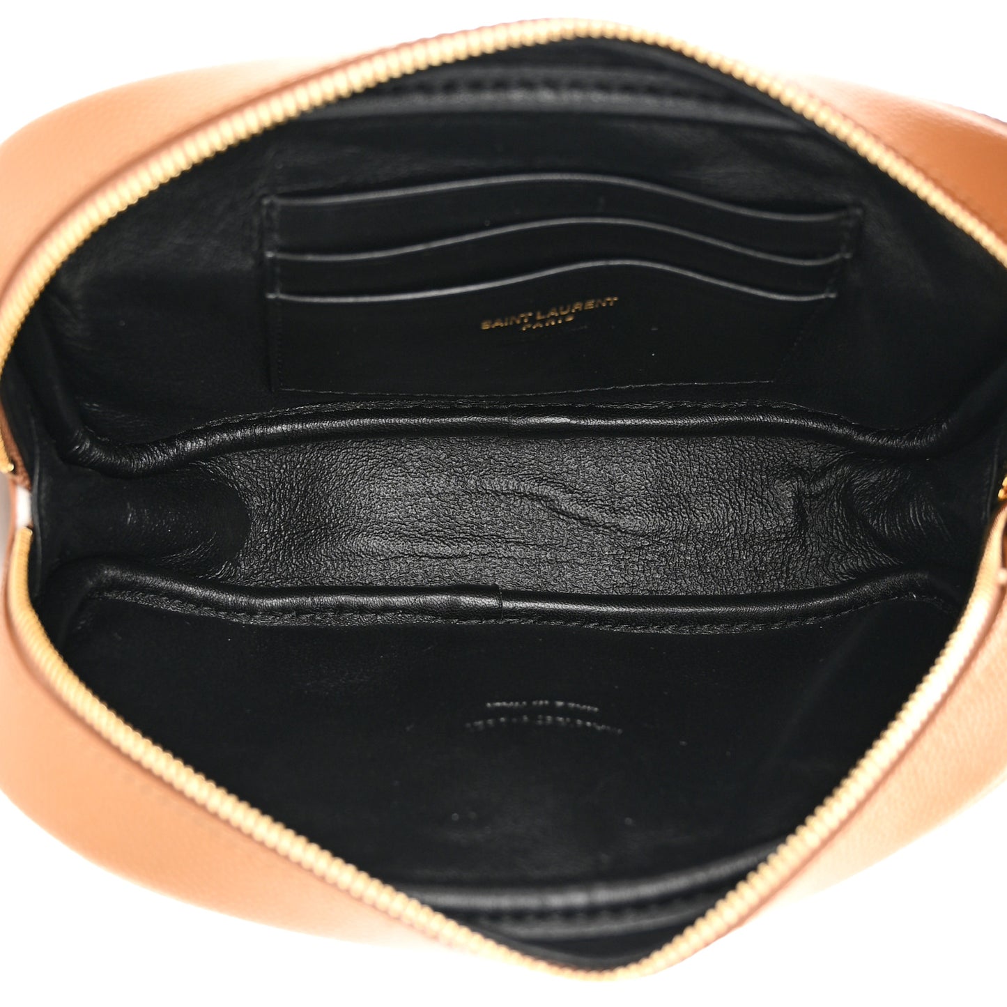 Grain De Poudre Matelasse Monogram Mini Lou Camera Bag Dark Natural