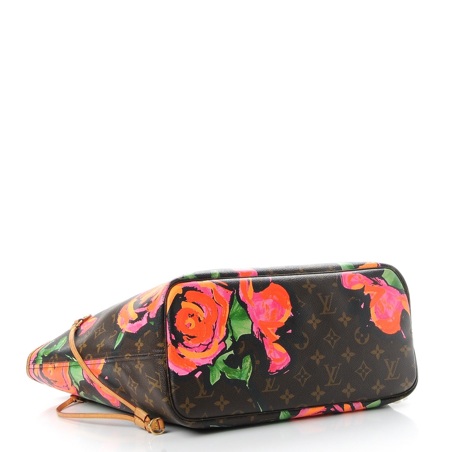 Louis Vuitton Monogram Roses Neverfull MM 4 of 15