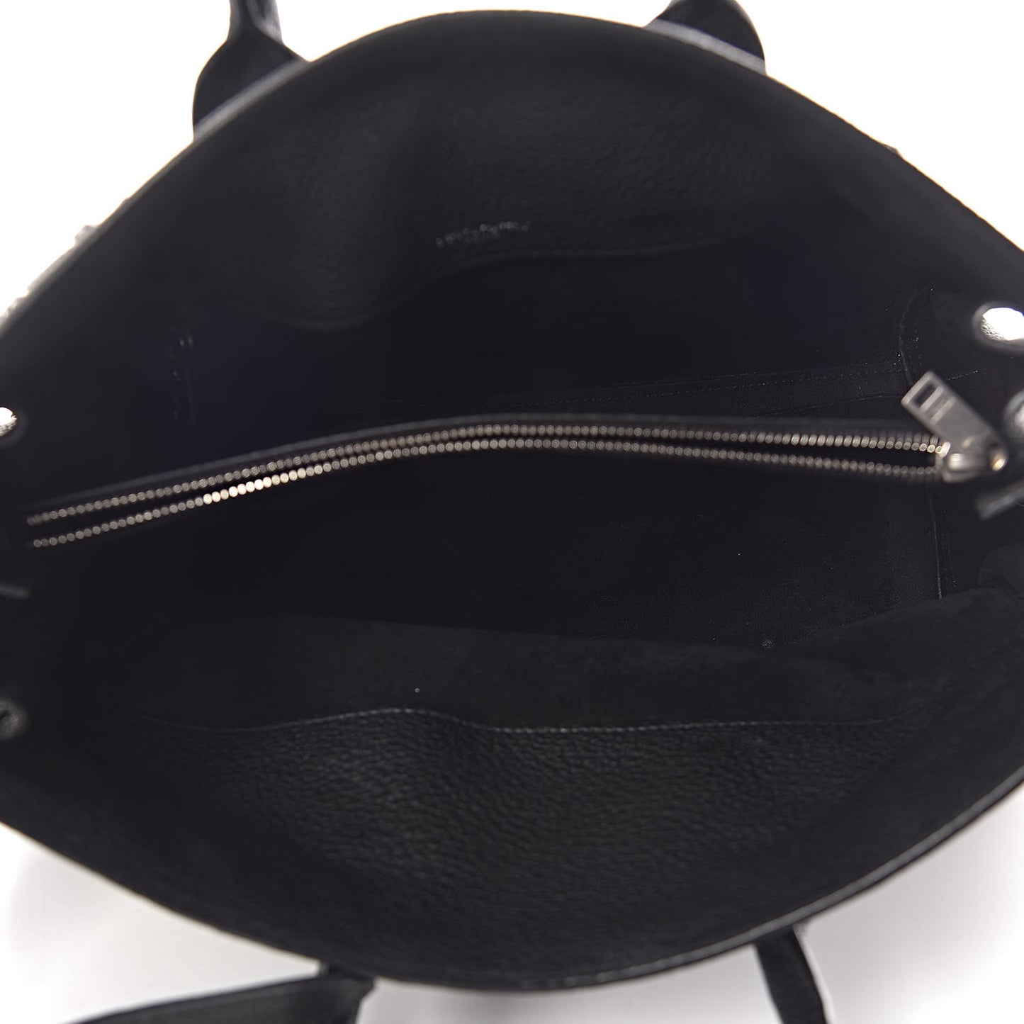 Grained Calfskin Small Souple Sac De Jour Black