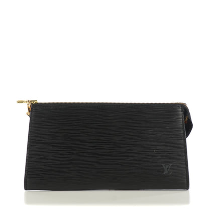 Louis Vuitton Epi Pochette Accessories 24 Black 1 of 7