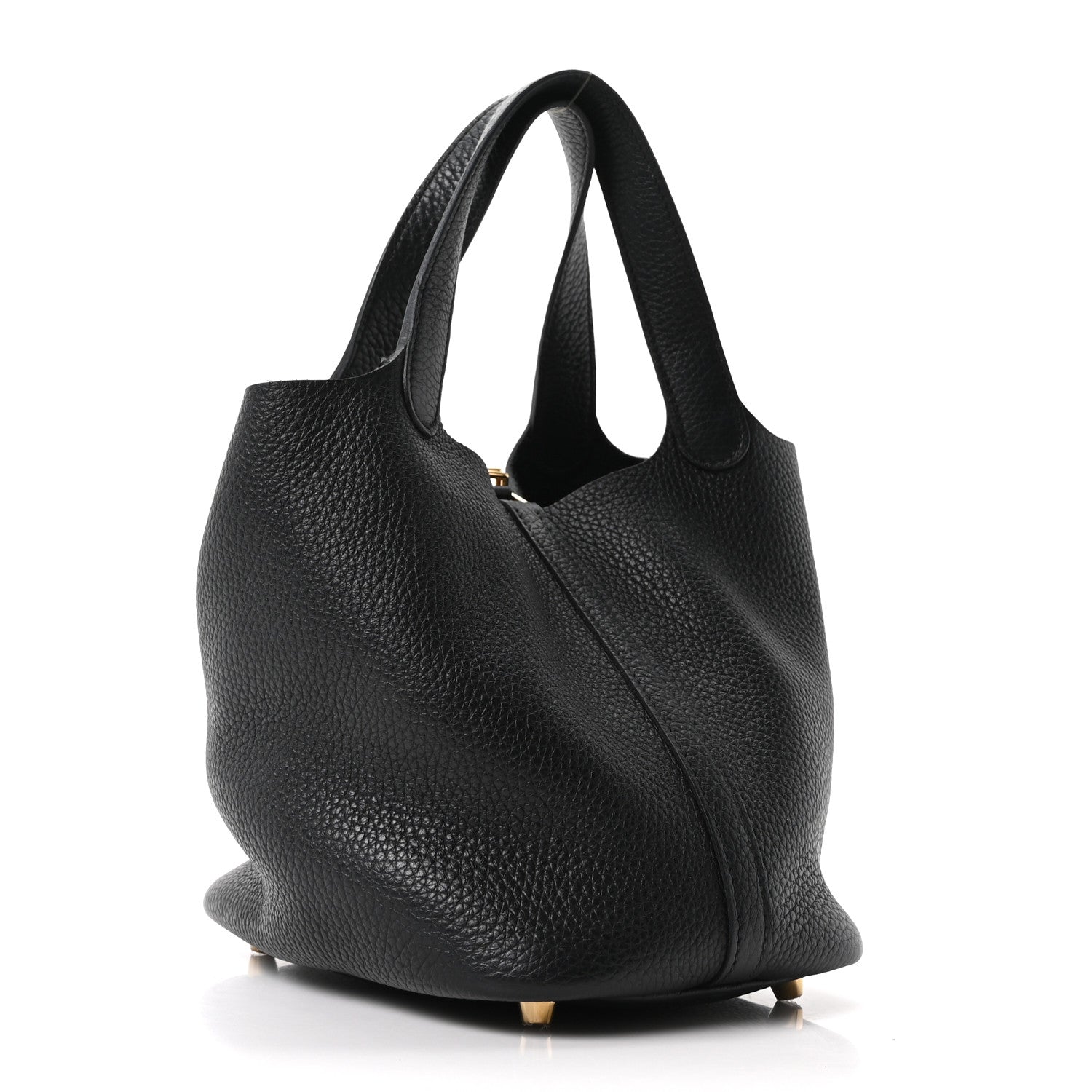 Hermes Taurillon Clemence Picotin Lock 18 PM Black Black 4 of 21