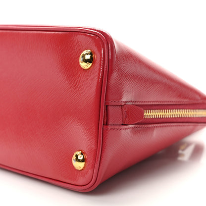 Prada Saffiano Lux Small Promenade Tote Cerise 9 of 11