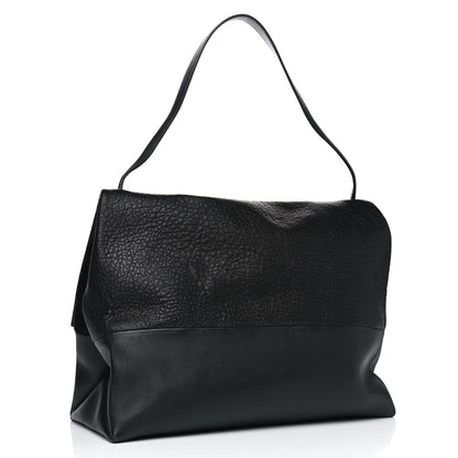 Celine Shrunken Lambskin All Soft Shoulder Bag Black 3 of 13