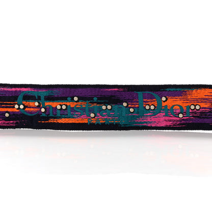 Christian Dior Canvas Embroidered Studded Mexico Shoulder Strap Multicolor 3 of 6