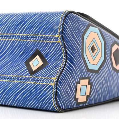 Louis Vuitton Epi Azteque Twist Shoulder Bag MM Denim Light 10 of 12