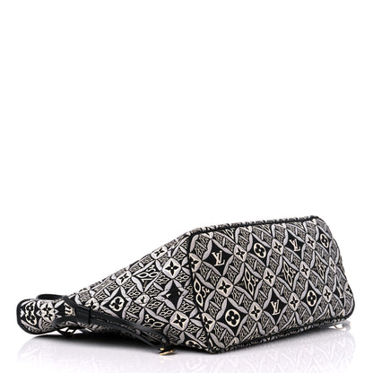 Louis Vuitton Jacquard Since 1854 Neverfull MM Grey 5 of 13