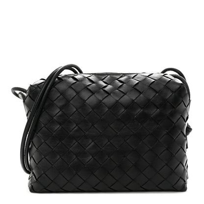 Bottega Veneta Nappa Intrecciato Medium Loop Camera Bag Black 1 of 10