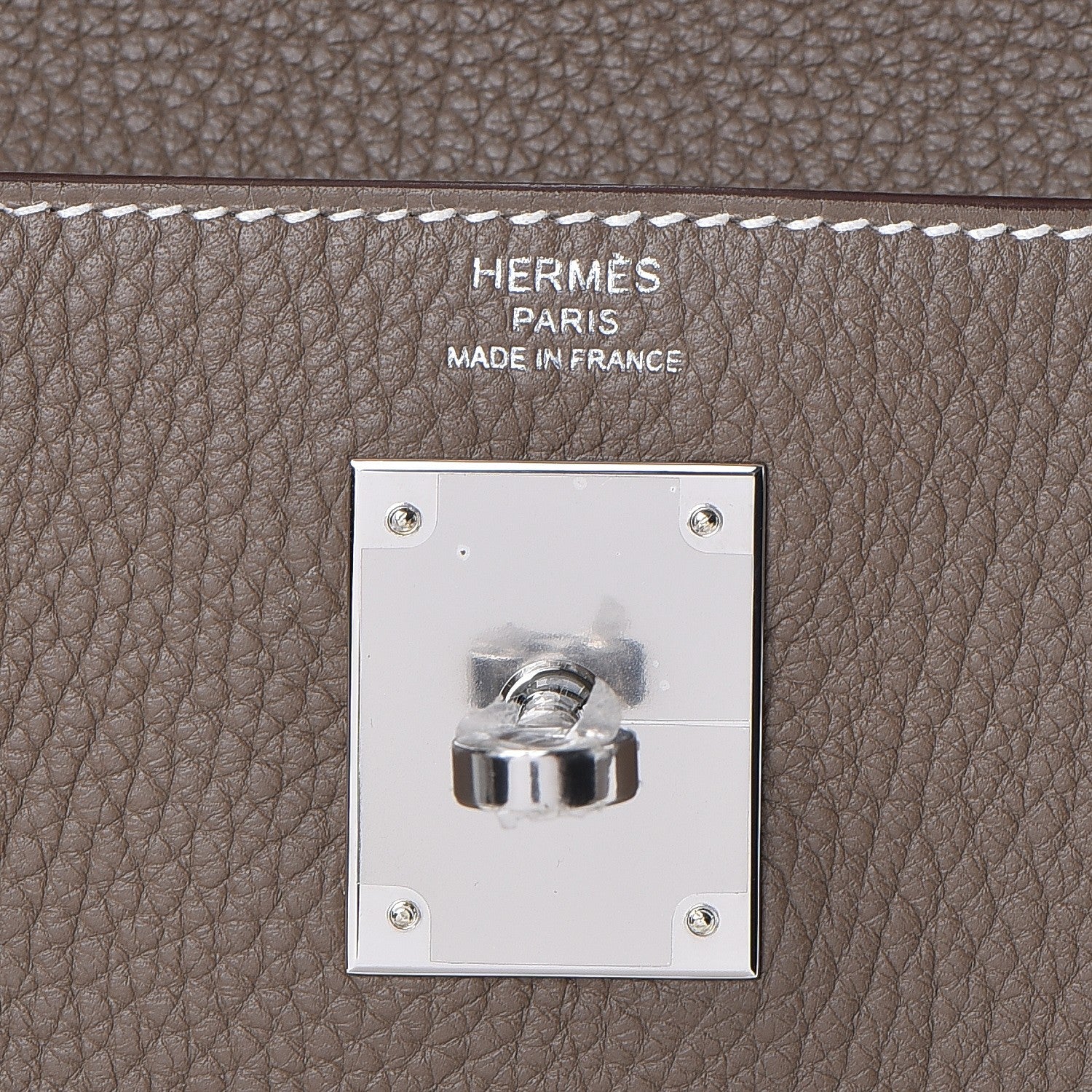 Hermes Togo Kelly Retourne 28 Etoupe 25 of 38