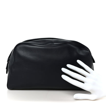 The Row Calfskin Leila Clutch Dark Navy 2 of 7