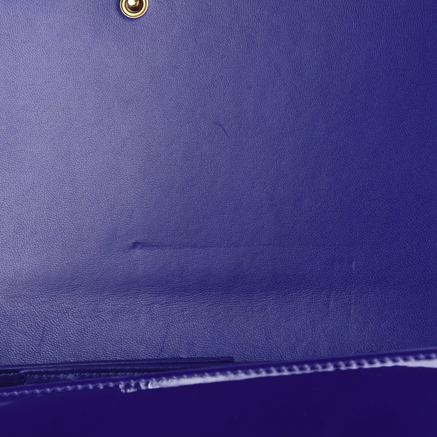 Patent Calfskin Monogram Kate Wallet On Chain Royal Blue