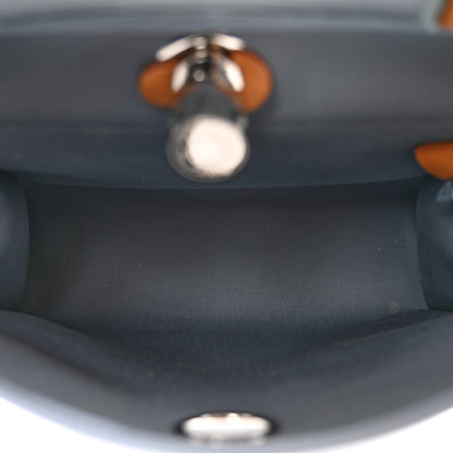 Hermes Military Toile Vache Hunter Herbag Zip PM 31 Bleu Lin 6 of 12