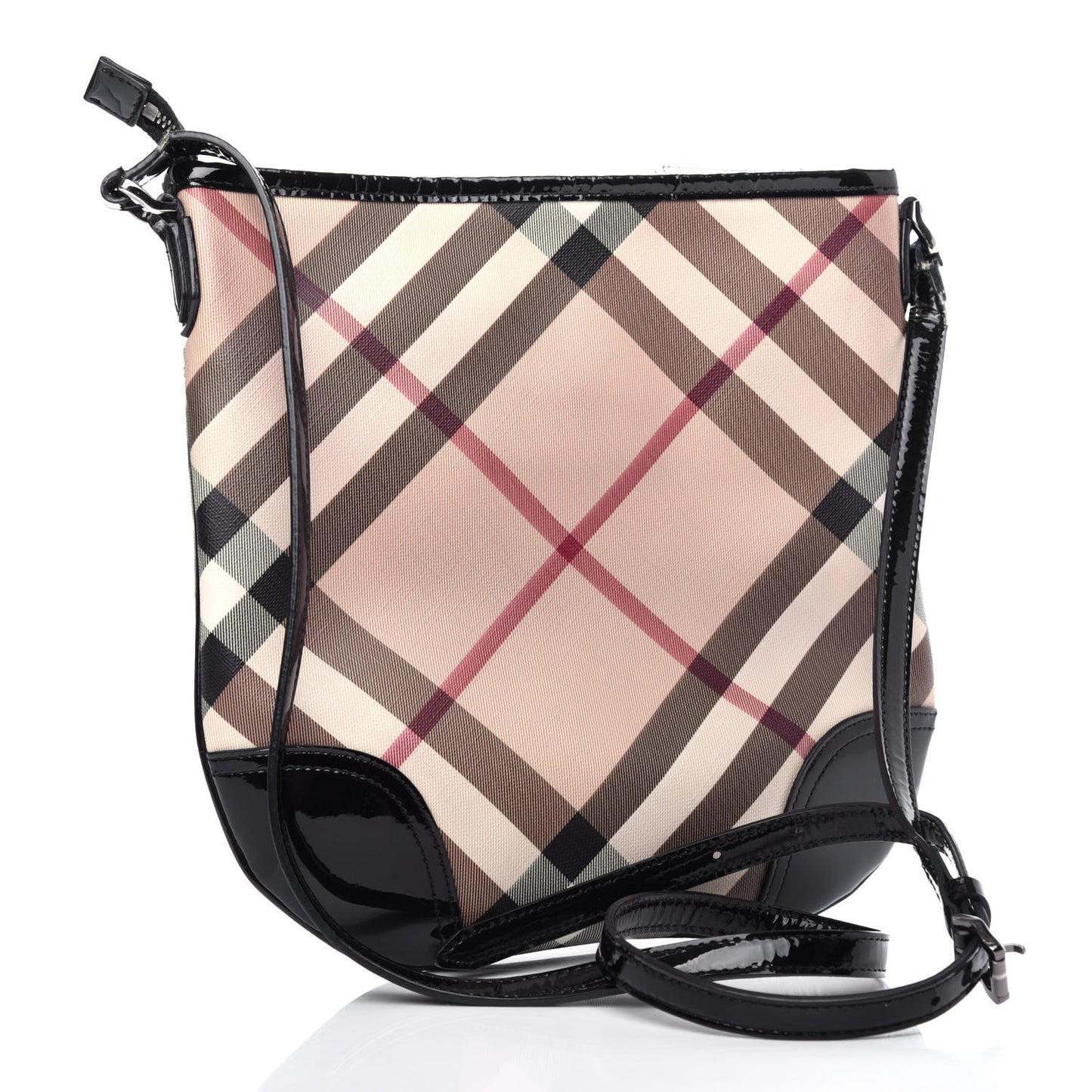 Supernova Check Small Dryden Crossbody Bag Black