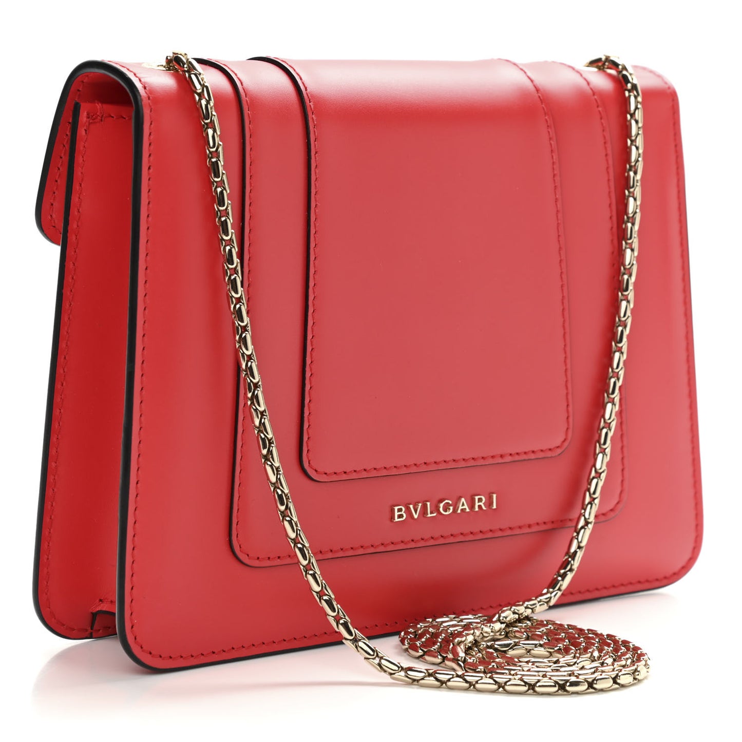 Calfskin Serpenti Forever Crossbody Bag Red