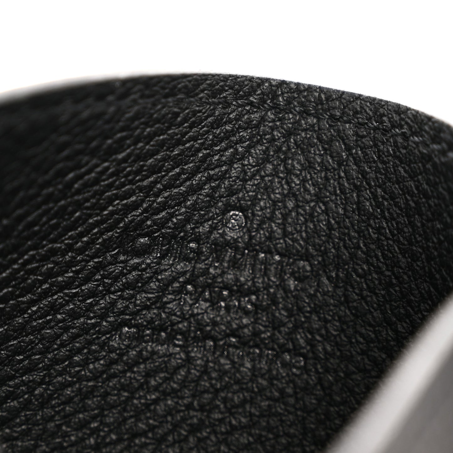 Calfskin Monogram Shadow Double Card Holder Black