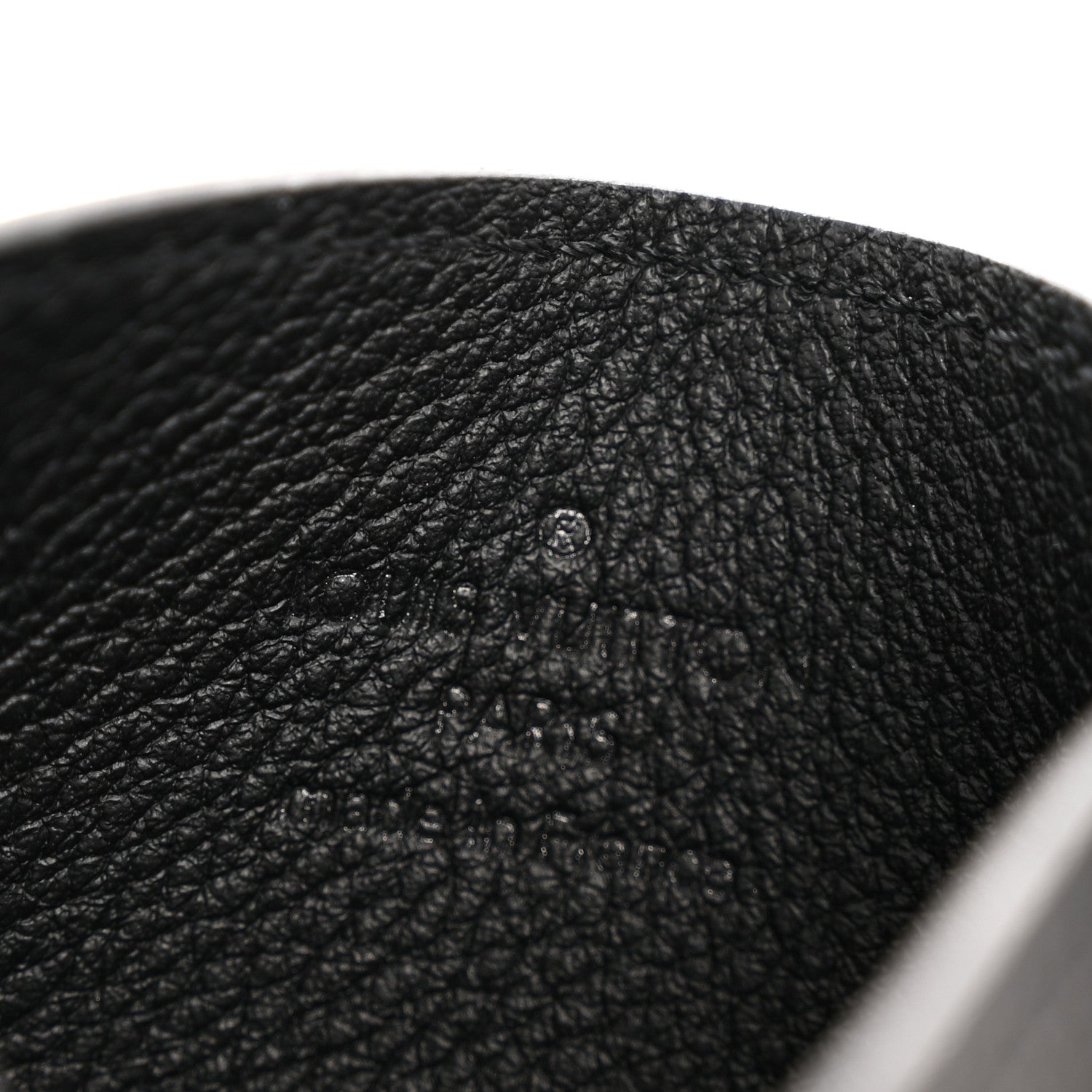 Louis Vuitton Calfskin Monogram Shadow Double Card Holder Black 6 of 9