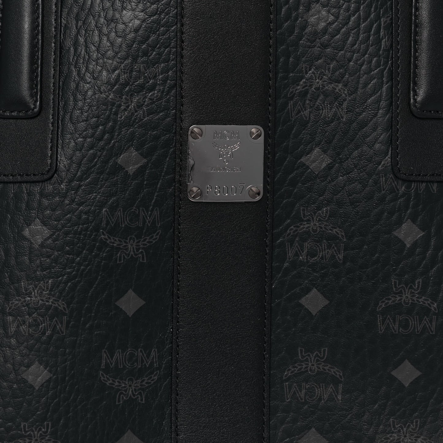 Visetos Medium Liz Reversible Shopper Tote Black