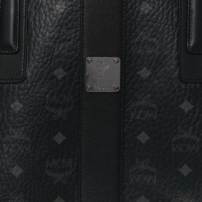 MCM Visetos Medium Liz Reversible Shopper Tote Black 9 of 18