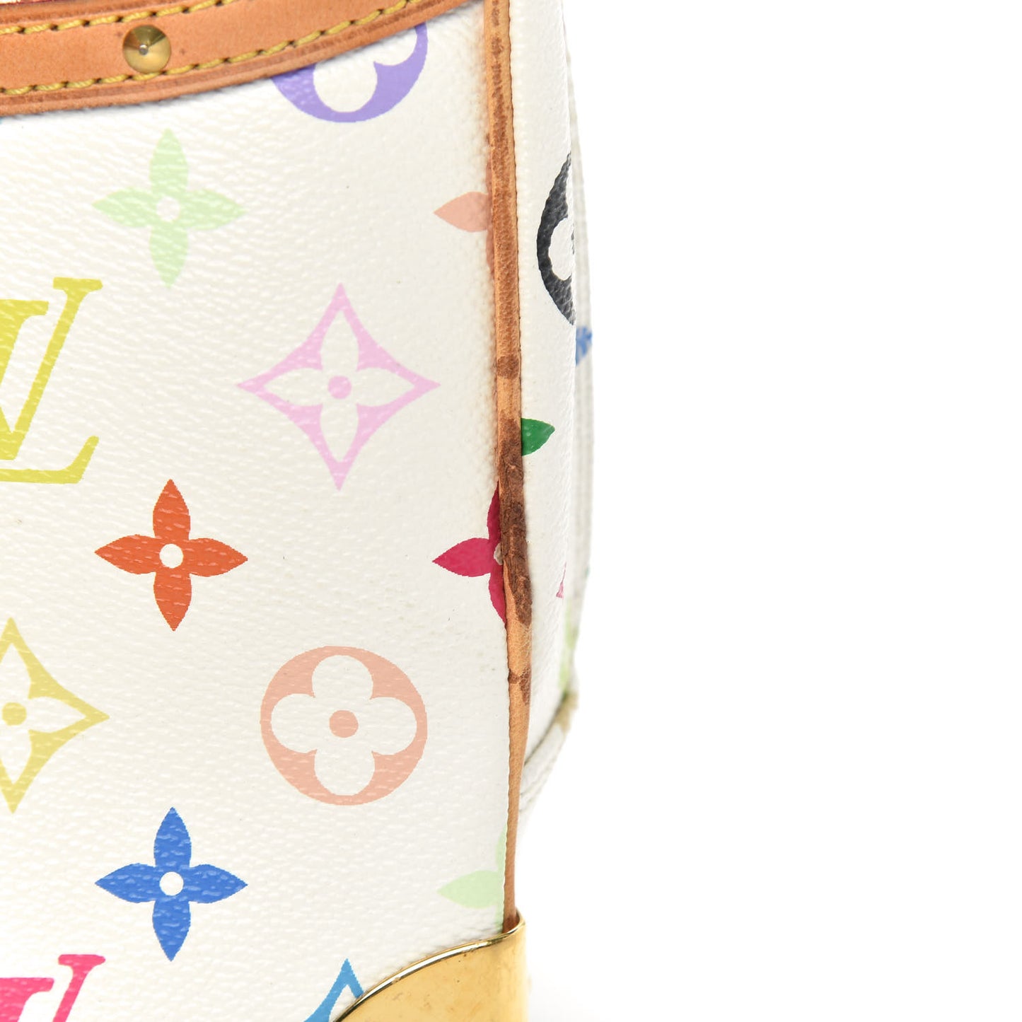 Monogram Multicolor Trouville White