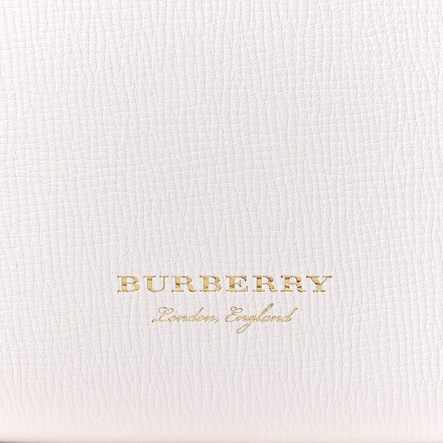 Burberry Grainy Calfskin House Check Small Banner Tote Chalk White 12 of 12