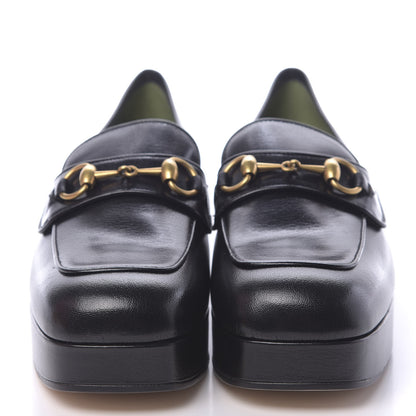 Gucci Goatskin Houdan Platform Loafers 41 Black 2 of 9
