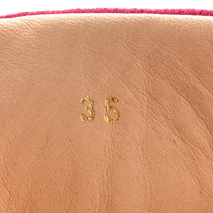 Christian Louboutin Suede Coachelito Flat Sneakers 35 Pink 9 of 12