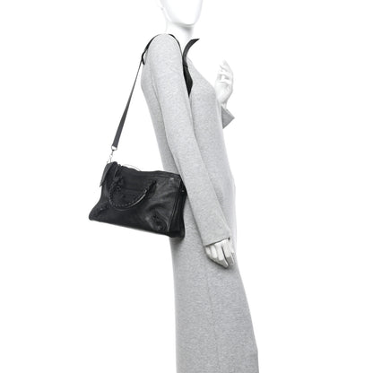 Balenciaga Chevre Black Metallic Edge Hardware S City Black 2 of 10