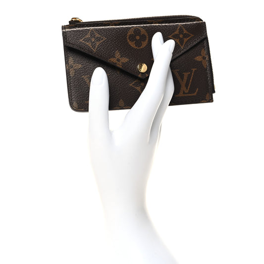 Monogram Recto Verso Card Holder Black