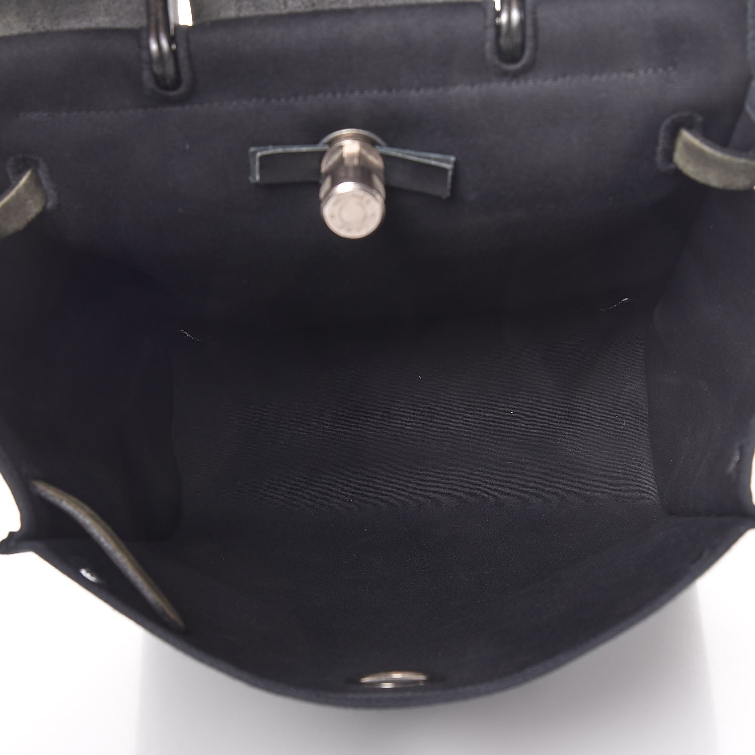 Hermes Military Toile Vache Hunter Herbag PM 31 Black 8 of 24